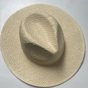 Madewell Woven Straw Hat Size Small NWT